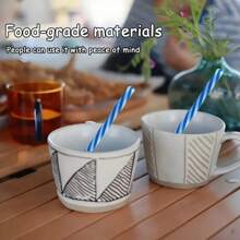 50/100pcs Reusable Plastic Straws, Plastic Straws For Smoothies, Juices, Cocktails, Hot Drinks, 7.5mm Diameter - Colorful Straws For All Occasions,School Supplies