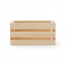 2/4/6pcs Mini Rustic Wooden Boxes, Unfinished Wooden Storage Boxes, Suitable For DIY Crafts, Kitchen, Office, Bedroom, Wardrobe, Rustic Decor - Multicolor - View 7