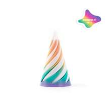 1 3D Printed Spiral Cone Christmas Tree Decoration Made Of Plastic Material, Suitable For Desktop Decoration In Vacation Homes And Offices, Suitable For Thanksgiving, Birthdays, Valentine's Day, Christmas, Bridal Parties, Bars And Adult Parties, Weddings, Spring, Halloween, Christmas