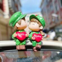 Cute Cartoon Couples Decorative Car Accessories, Dashboard/Interior Decor, Gift For Boys & Girls
