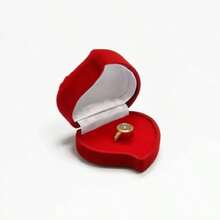 1/2 piezas Caja de joyería con forma de rosa en rojo, caja de almacenamiento de joyas, regalo de empaque para el Día de San Valentín, Día de la Madre - Joyero - Ver 1