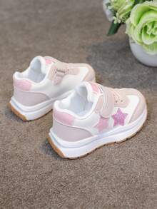 2024年秋季新款幼儿滑板鞋，适合1-3岁（6岁）儿童。熊猫图案女童鞋和白色儿童鞋。 - 粉色 - 查看 3