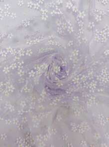 1st Kledingdecoratie Accessoire, Bloemblaadjes Fee Tule Print