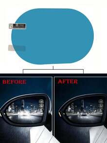Phim trong suốt chống mưa-2 cái/1 cái/4 cái-Phim trong suốt chống mưa cho xe hơi, bảo vệ ống kính sau, phim chống thấm nước, phụ kiện dán xe hơi - Nhiều màu-1 cái - Xem 4