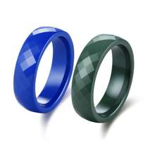 1 Piece Men's Ceramic Ring Fits Size 7-13 14 15 Rings For Men 6mm-Wide