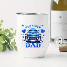 9pcs/Set UV DTF Cup Wraps, Best Dad Pattern Design UV DTF Cup Transfer Paper, Suitable For Smooth Surfaces Crafts UV DTF Transfer Transfer Paper - Multicolor - View 7