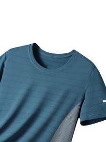 Camiseta transpirable y de secado rápido para hombre de verano, de manga corta casual y versátil, ligera y cómoda para deportes y exteriores