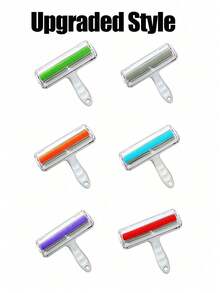 1个宠物毛发去除器 - 宠物毛发去除粘性滚筒 - 可重复使用，适用于沙发、家具、地毯、汽车座椅，升级版宠物毛发去除工具 - 彩色 - 查看 8