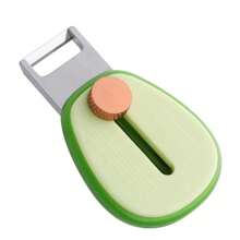 1pc Portable Fruit Peeler Mini Peeler Stainless Steel Retractable Knife Holder Outdoor Fruit Planer