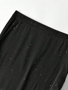 欧美时尚优雅夏季新款亮片裙跨境独立站名媛精致时尚风性感修身全搭配A字包臀鱼尾裙