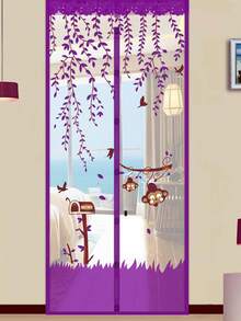 1 Pc Magnetic Mesh Curtain, Anti-Mosquito Bedroom Divider, Wind Proof Fly Proof Screen Door, Self-Adhesive Magnetic Soft Screen For Summer, Essential Home Protection Product - Multicolor - View 12