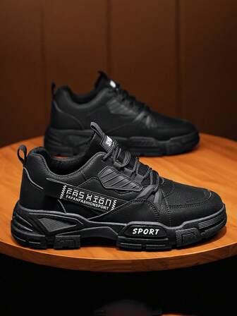 Men's New Anti-Slip Work Safety Shoes, Breathable Canvas Casual Shoes, Personalized Splicing Waterproof Outdoor Wear-Resistant Shoes, Lightweight Soft Sole Platform Sneakers