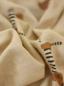 1pc Puppy Pattern 100% Cotton Baby Crib Fitted Sheet