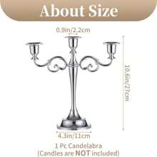 1pc Bohemian Style Zinc Alloy Dining Table Candle Holder Decor, Elegant European Style Home Living Room Festival Romantic Atmosphere Candle Holder Set, Suitable For Bar, Hotel, Wedding, Holiday Celebration, Corporate Party, Church And More