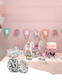 50/100/200pcs Cow Print Cupcake Liners, Theme Party, Muffin Baking Cups, Farm Animal Party And Holiday Baking Supplies, Oil Proof Cupcake Liners