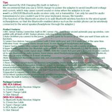 KZ Receptor de audio Bluetooth 5.2 con unidad USB, conector RCA, jack AUX de 3.5 mm, adaptador inalámbrico estéreo con micrófono para kit de coche, altavoz y amplificador