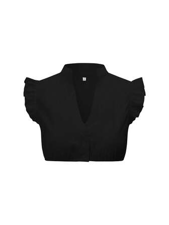 女士慕尼黑啤酒节 Dirndl 衬衫传统巴伐利亚 Dirndl 衬衫 V 领短款上衣，万圣节