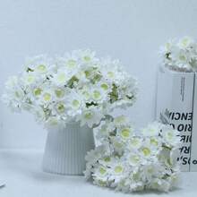 3/6pcs Artificial Daisy Simulation Flower, Fake Daisy, Wildflower, Used For DIY Crafts, Weddings, Parties, Gifts, Home Decoration