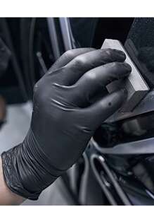 Black Disposable Nitrile Gloves, 4 Mil Thickness, Latex-Free Gloves For Cooking And Cleaning, Home Cleaning Gloves