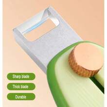 1pc Portable Fruit Peeler Mini Peeler Stainless Steel Retractable Knife Holder Outdoor Fruit Planer