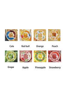 1pc 700ML Air Flavored Water Bottle With 8 Flavor Pods Sports Fashion Straw For Outdoor Sports Activities - Multicolor - View 3