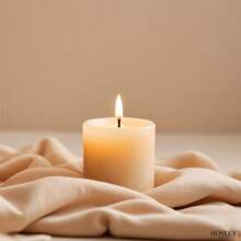 Local ShippingHosley Set Of 144 Unscented White Votive Candles – Bulk Pack, Clean-Burning, Long-Lasting 10-12 Hour Burn Time – Ideal For Weddings, Home Décor, Spa, And Events - Ivory - View 5