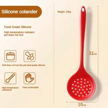 [Offre limitée] Indispensables de cuisine en silicone 1-5 pièces - Set de spatules anti-adhésives résistantes à la chaleur, louches et passoires (Lavable au lave-vaisselle/Cadeau parfait!)'