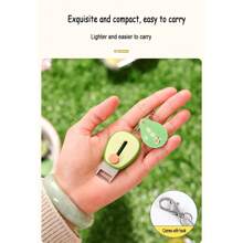 1pc Portable Fruit Peeler Mini Peeler Stainless Steel Retractable Knife Holder Outdoor Fruit Planer