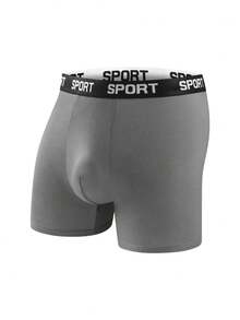 8pcs Men's Long And Comfortable Underwear - Breathable, Elastic, Quick Drying, Elastic Waistband, Sports And Casual Boxer Underwear - Soft, Lightweight, Moisture Absorbing. - Multicolor - View 5