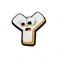 26pcs Funny Letter Shoe Charms Set. DIY Shoe Decorations, Hole Shoes Decor Accessories, Cute Shoe Clips, Animal Shoe Decorations, Letter Shoe Decorations, English Shoe Decorations, Funny Shoe Decorations, Shoe Flowers, Shoe Buttons, Shoe Decor Buttons, DIY, Decorations, Children's Gift, Mother's Gift, Small Gift, Pet - Funny Letters - View 6