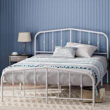 Elias Bed 140x200cm - Height 36cm With Storage Space Under The Bed - Metal Platform Bed Frame - 白色的 - 查看 1