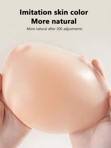 Thin Silicone Breast Petals For Women, Waterproof Strapless Lift Invisible Nursing Covers, Suitable For Wedding Dresses, Gowns - Apricot - View 4