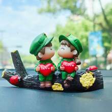 Cute Cartoon Couples Decorative Car Accessories, Dashboard/Interior Decor, Gift For Boys & Girls