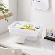 14qt 13L Solution Storage Box With Insert Tray