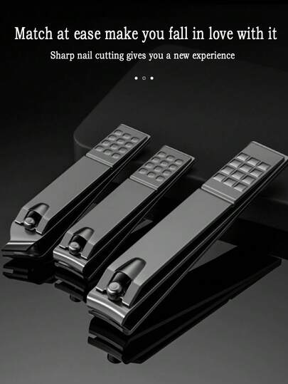 1pc Stainless Steel Nail Clipper, Nail Cutter, Nail Trimmer, Toenail Nipper Tool