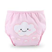 4 件可调节、防水、可重复使用的尿布裤，适合幼儿男孩和女孩，如厕训练，防漏，四季皆宜的礼物 - 彩色 - 查看 20