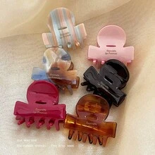 1 Stück süßer und niedlicher Essig-Säure Haarklammer für den Hinterkopf, Haarklemme für Pferdeschwanz, Hochsteckfrisur, schickes Haaraccessoire für den täglichen Gebrauch, Haarklammern, Haarspangen, Haarklammern, Haarklammern, Haarklammern, Herbst-Winter-Haaraccessoires für Frauen für Urlaubsoutfits - Verschiedenfarbig - Übersicht 2