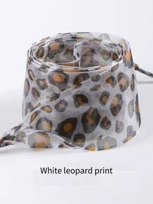 1 Pair/2pcs 1in/1.6in Wide 47.2in Long Leopard Print Shoelaces, Suitable For Sneakers, Boots And Various Clothing DIY Decoration