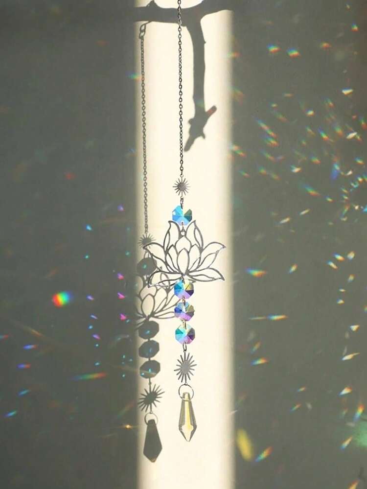 Guirlande de perles en cristal en forme de goutte de glace de 38 mm pour lustre