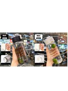 2 件/800ML 水瓶，防漏水瓶，宽口，配有易清洁刷，适用于健身房、家庭、学校、办公室（1 瓶）男女学生通用水杯，便携杯，便携式运动水杯 - 彩色 - 查看 17