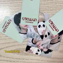 1 Set de tarjetas fotográficas estilo coreano, impresión de alta calidad a doble cara, tarjetas coleccionables con acabado mate, regalo perfecto para reuniones fuera de línea de fans