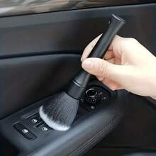 1/2 piezas Cepillo de detalle para el interior del automóvil, cepillo de limpieza con cerdas suaves para eliminar el polvo, herramientas de limpieza para el interior del automóvil, cepillo de detalle para automóvil, cepillo para eliminar el polvo del tablero del automóvil