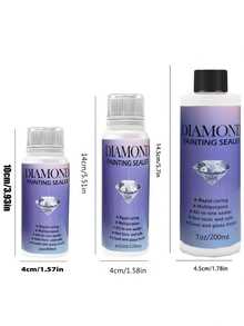 60Ml/120Ml/200Ml 5D 钻石画工具配件密封剂，钻石画胶，持久闪亮效果，全新 DIY 钻石刺绣绘画工具
