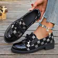 女士时尚蝴蝶结装饰乐福鞋 - 透气天鹅绒一脚蹬鞋，厚底适合所有季节