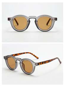 2 buc/set ochelari de soare minimalisti cu ramă rotundă vintage unisex, potriviți pentru condus, călătorii, timp liber, sporturi în aer liber, utilizare zilnică pentru vacanță la plajă de vară, activități în aer liber, călătorii