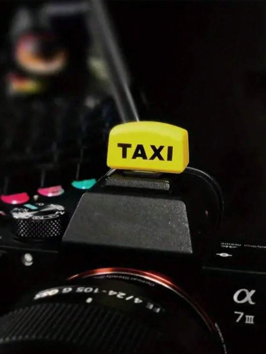 1 miếng che chân máy ảnh hình taxi màu vàng, phụ kiện trang trí tương thích với máy ảnh Canon, A7M3, XT, Nikon và các máy ảnh DSLR khác - Nhiều màu - Xem 1