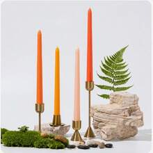 4 件/套 25 厘米长锥形蜡烛，为婚礼、派对、节日庆典营造浪漫氛围