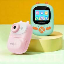 W&O Kids Camera Instant Print, Dual-Lens 48MP Digital Camera For Birthday Gifts, 1080P Selfie Instant Cameras With 32GB SD Card, Instant Print Digital Camera For Girls Boys - Multicolor - View 3