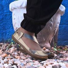 Women's Sneakers Scarpe Shoes Doll Casual Retro Comfort - 金色 - 查看 1