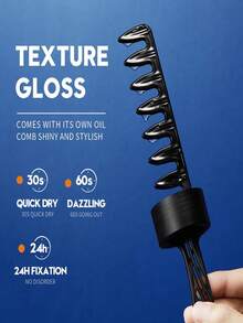 Gel Para Cabello Fija Y Estiliza Con Fuerza Y Volumen 280ml - Negro - Ver 2